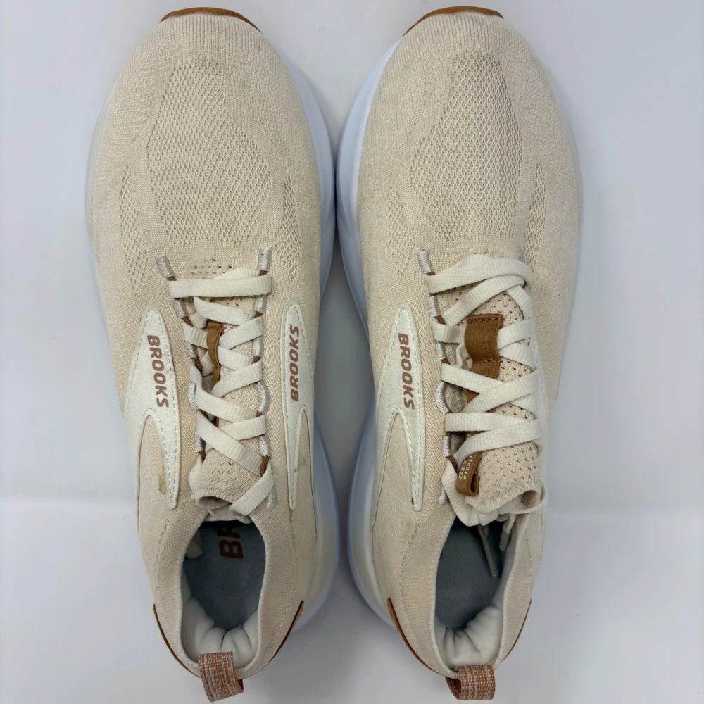 Brooks Glycerin StealthFit 21 Women's Size 8.5 Cream White Running Shoes